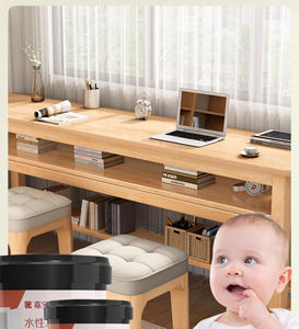 Escritorio de <span class=keywords><strong>estudio</strong></span> de elevación de madera maciza Simple moderno para estudiantes de escuela primaria y secundaria dormitorio de casa para sala de <span class=keywords><strong>estudio</strong></span> - Product Image 5