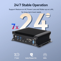 PC industriel sans ventilateur Intel Core i3 i5 i7 12e 13e génération 2 * DDR4 M.2 NVME 2 * RS232 8USB WIFI 3G 4G LTE Watchdog PXE Boot Mini PC