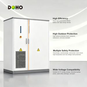 DOHO DHESTS125-225kWh-400-A 100kW/200kWh Système de Stockage d'Énergie Hybride (ESS) Hors Réseau IP54 Intelligent Refroidi par Air avec Batterie Lithium-Ion Multi-Protocole - Product Image 2