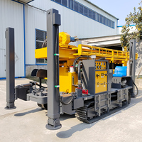 Appareil de forage de puits d'eau hydraulique utilisé 300m/400m DTH Solution de construction Machine à fourrage pour le forage de puits d'eau