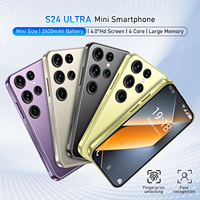 Teléfono S24 Mini 5G Desbloqueado, Pantalla OLED de 4 Pulgadas y 90 Hz, Deca Core, Android 14, Certificado por FCC y CE, IMEI Certificado, 16 GB, 1 TB, Cámara de 5 MP, Carga Rápida de 2500-2999 mAh