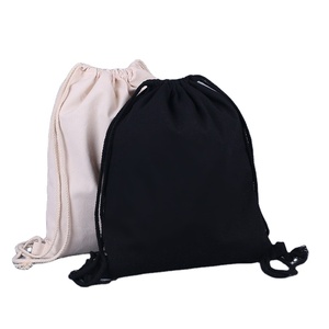 Sacs à cordon en toile de coton personnalisés avec logo, les plus vendus, pour bijoux, recyclables et anti-poussière - Product Image 1