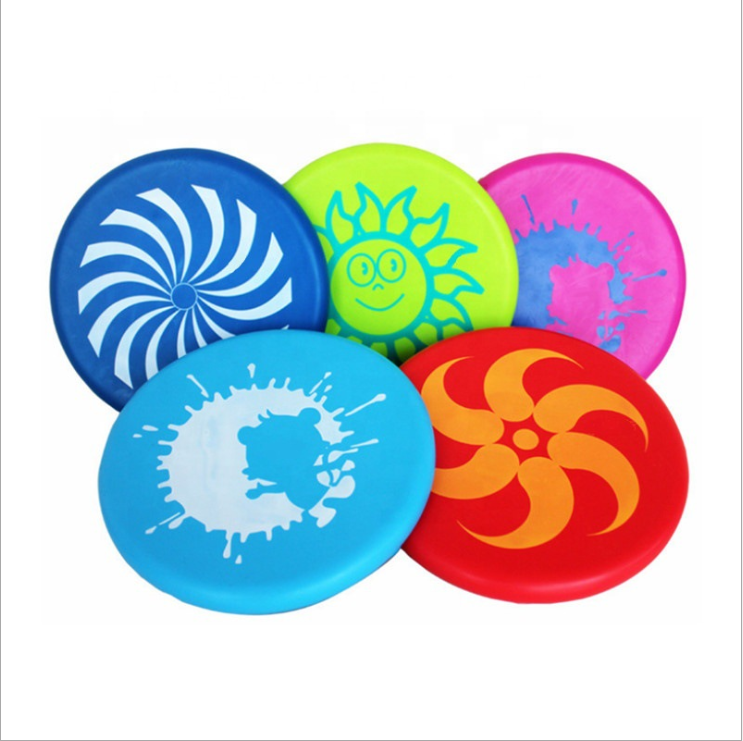 Пенопластовый летающий диск для детей и взрослых, мягкий диск с закругленными краями и рисунком динозавра для обучения в детском саду, в помещении и в помещении
