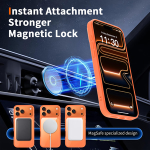 Coque de téléphone magnétique transparente pour iPhone 17 Pro Max, en PC et TPU, antichoc, compatible avec iPhone 16, 15, 14, 13 - Product Image 3