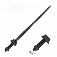 Jouet promotionnel, épée médiévale rétractable imprimée en 3D, épée en plastique rétractable par gravité, katana cool et pas cher, jouet d'épée de samouraï