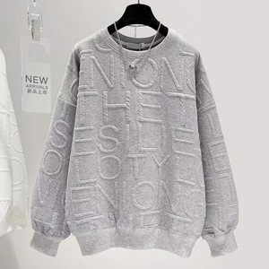 เสื้อฮู้ดผู้ชายแบบมีซิป ตัวอักษรนูน 3 มิติ แขนปกติ ทรงโอเวอร์ไซส์ ผ้าฝ้าย 100% ระบายอากาศได้ดี เนื้อผ้ามีเท็กซ์เจอร์ แฟชั่นสตรีทแวร์ - Product Image 2