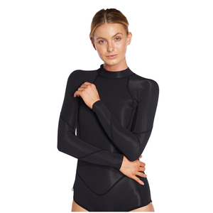 <span class=keywords><strong>Combinaison</strong></span> de <span class=keywords><strong>surf</strong></span> une pièce Divestar entièrement noire, flexible, en néoprène de <span class=keywords><strong>2</strong></span> mm, pour femme, manches longues, shorty, <span class=keywords><strong>combinaison</strong></span> de plongée en apnée, <span class=keywords><strong>combinaison</strong></span> de plongée - Product Image 5