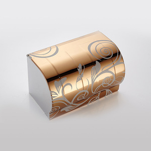 Portarrollos de Papel Higiénico de Acero Inoxidable, Doble Barra, Rectangular, Impermeable, para Uso en Baños de Hotel - Product Image 2
