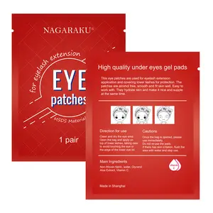 NAGARAKU ריס הארכת רפידות תחת רפידות העין מוך עיניים חינם ג 'ל תיקונים להארכת ריסים תיקון