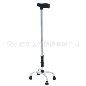 Bastón Antideslizante de Cuatro Patas Xuhaode, Bastón de Acero Inoxidable para Personas Mayores, Soporte Estable, Equipo de Salud - Product Image 5