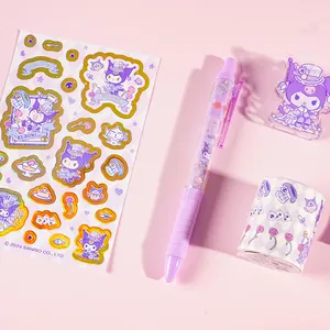 Joytop Sr 101947 Groothandel Aangepaste Sanrio Wonderland Briefpapier Geschenkset Schattige Magnetische Notebook Sticker Tape Gel Pen Notitieset