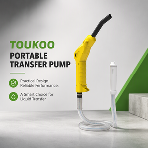 Pompa di Trasferimento Carburante a Doppia Alimentazione con Batteria AA e Clip a Coccodrillo USB-C per Diesel, Cherosene, Accessori Veicoli, Elettronica e Utensili - Product Image 1
