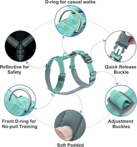 Arnés Táctico Personalizado al por Mayor para Perros, Collar Ajustable con Hebillas Metálicas Dobles para Entrenamiento de Perros Grandes - Product Image 2