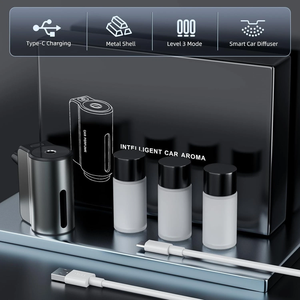 Hot-bán có thể sạc lại xe tự động làm mát không khí khuếch tán mùi hương xe Điện khuếch tán hương thơm Vent Clip - Product Image 6