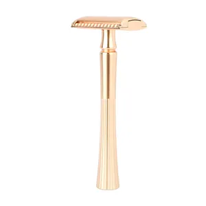 Safety Razor Double Edge Blade Metal Reusable Shvaing Razor for Men Women