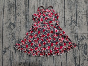 Preordina GSD3592 all'ingrosso: Vestito con pantaloncini a balze mimetico rosso senza maniche per <span class=keywords><strong>bambina</strong></span>, abbigliamento sportivo per bambini e neonati - Product Image 1