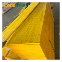 Panneaux de coffrage de haute qualité OEM ou ODM Panneau de coffrage de coffrage jaune à 3 plis pour la construction
