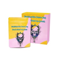 Boîte personnalisée unique en Mylar avec fermeture éclair 3,5g/7g/14g/28g/1 livre – Petites boîtes anti-humidité sécurisées pour emballage cadeau et jouets