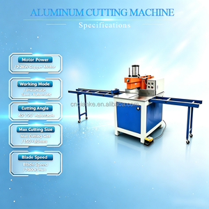 Machine de découpe semi-automatique pour profilés en aluminium à 90 ou 45 degrés, coupe de feuilles et de tubes - Product Image 6