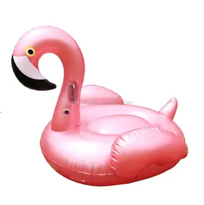 粉红火烈鸟充气水浮池浮标形状为火烈鸟/黄鸭/白天鹅/独角兽