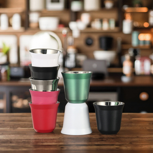 Bán buôn 160ml 80ml <span class=keywords><strong>Espresso</strong></span> ly đôi tường thép không gỉ cà phê Mug Cup với hộp cho cà phê & bên - Product Image 5