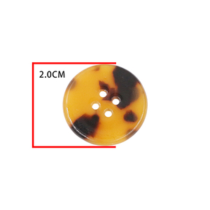 <strong>Tortoiseshell</strong> 4 Holes Factory Direct Sale Customize Decorative Acetate Plastic <strong>Button</strong> for Garments - Product Image 3