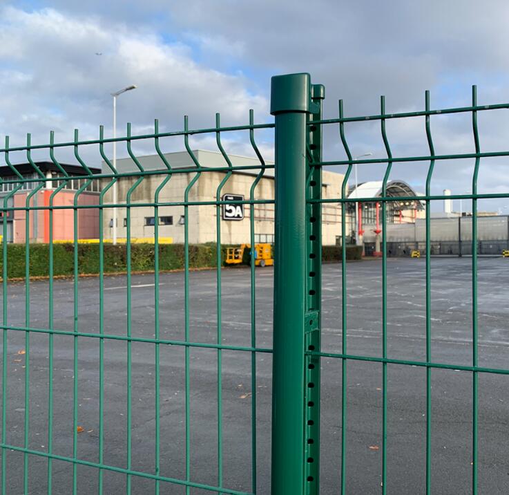 3D изогнутая сварная проволочная панель, порошковое покрытие в европейском стиле, идея для металлического забора