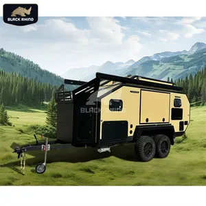 Sleepwagen Zijvleugel Trailers Futuristische 2021 Nieuwe Off-Road Uv Camper Trailer Campers