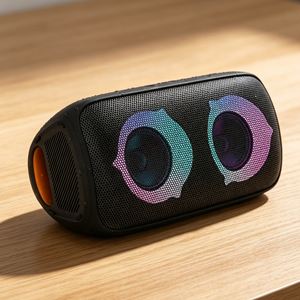 Altoparlante Karaoke Impermeabile con Bassi Profondi, Luci LED RGB 5.3, Microfono Integrato, Batteria 3000-5000mAh per Computer e Telefono Cellulare - Product Image 4