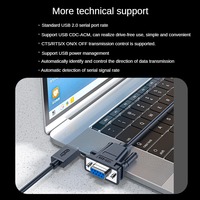 Cable USB a DB9 Hembra para Puerto Serie con Núcleo de Cobre Puro y Revestimiento de PVC Azul Oscuro con Garantía de Un Año
