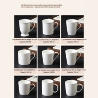 Tasses de voyage en porcelaine fine avec couvercle, design sublime, haute valeur esthétique, pour café, hôtel, gîte, petit-déjeuner, café et thé
