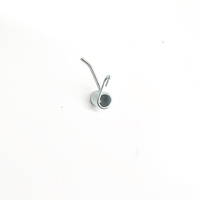 Ressort de torsion hélicoïdal industriel en acier à haute élasticité, ressort à double spirale avec dimensions personnalisées, traitement de surface sur mesure