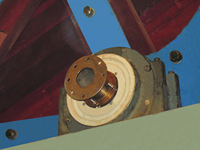 Machine de tannerie à tambour automatique Shibiao de qualité italienne avec moteur de surcharge, boîte de vitesses et engrenages, capacité de 4,6 tonnes