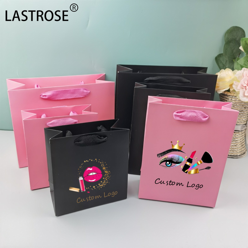 Wholesale Shopping Black Paper Gift Bags