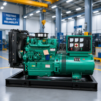 Générateur diesel Weifang Ricardo 30KW 37.5KVA 4 cylindres turbocompressé refroidi par eau 60Hz démarrage automatique usage commercial