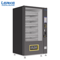 Máquina Expendedora Comercial LERKE para Bebidas Frías y Snacks, Capacidad de 300-600 Unidades, Precio de Máquinas Expendedoras para Supermercados, Oficinas y Escuelas