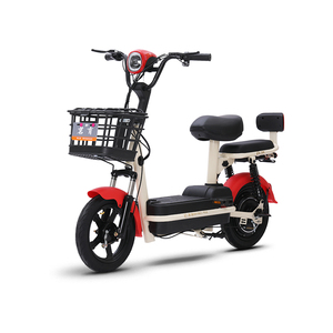 Vélo électrique B2B 48V350W avec panier <span class=keywords><strong>de</strong></span> rangement en plastique, écran numérique, rétroviseur et freins à <span class=keywords><strong>tambour</strong></span> <span class=keywords><strong>de</strong></span> sécurité - Product Image 3