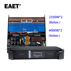Amplificador de Potencia para <span class=keywords><strong>DJ</strong></span> FP14000 de 4700W Clase <span class=keywords><strong>D</strong></span>, 2 Canales/4 Canales, 4 Ohmios, Amplificador para Subwoofer Metálico - Product Image 3