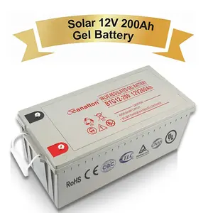 Banatton la nouvelle batterie solaire 2023 Gel, accumulateur plomb acide, Batteries de stockage au prix au Pakistan Bateria Gel 12V 200Ah