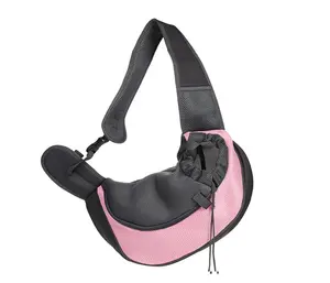 Portador de Eslingas para Perros y Gatos, Bolsa de Malla Transpirable, Manos Libres con Correa Ajustable - Product Image 5