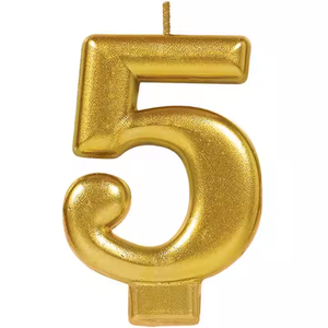 Venta al por mayor de <span class=keywords><strong>velas</strong></span> de pastel de <span class=keywords><strong>cumpleaños</strong></span> <span class=keywords><strong>grandes</strong></span> de 3 pulgadas con número dorado 0-9, decoraciones de pastel de fiesta para niños, suministros de fiesta de <span class=keywords><strong>cumpleaños</strong></span> - Product Image 3