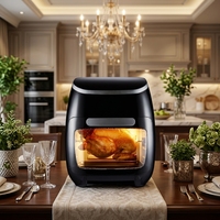 Friteuse à air numérique Tower T17076 Xpress Pro Combo 10-en-1 à circulation rapide d'air, minuterie 60 minutes, 11L, sans huile, 2000W