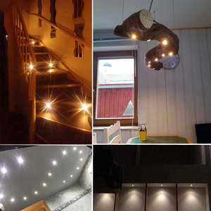 <span class=keywords><strong>Mini</strong></span> Downlight <span class=keywords><strong>LED</strong></span> <span class=keywords><strong>Spot</strong></span> de plafond 50mm <span class=keywords><strong>Spot</strong></span> encastré DC12V avec transformateur pour chambre à coucher cuisine <span class=keywords><strong>escalier</strong></span> armoire - Product Image 5