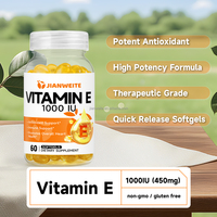 Kapsul Softgel Vitamin E (d-alpha Tocopherol) 400IU OEM untuk Kecantikan dan Kesehatan
