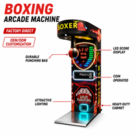 Machine de jeu d'arcade de boxe à monnayeur, modèle Ultimate Big Hit Punch, pour divertissement de rue