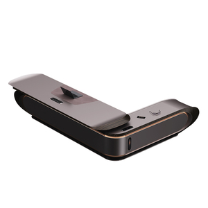 ชุดเฟอร์นิเจอร์โต๊ะทำงานผู้บริหารรูปตัวแอลสีดำทันสมัย โต๊ะทำงานเมลามีน - Product Image 3