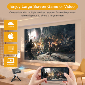 Projecteur DLP P11 à succès avec batterie 5000 mAh, 200 ANSI Lumens, <span class=keywords><strong>Android</strong></span> 14, mise au point manuelle, 2 Go 16 Go, FHD 1080P, <span class=keywords><strong>4K</strong></span>, écran vidéo 200 pouces - Product Image 5