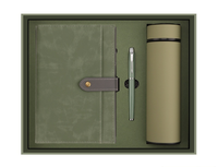 Ensemble cadeau stylo et carnet en cuir PU A5 avec logo personnalisé, impression sérigraphique, avec boîte de présentation, cadeaux promotionnels d'entreprise