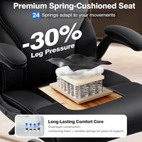 Chaises de bureau exécutives populaires en cuir véritable pour visiteurs et salles de conférence, réglables en hauteur, avec roulettes et coussin en cuir