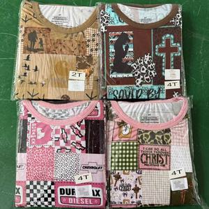 RTS 크리스마스 파자마 편안한 아기 대나무 수면복 지퍼형 아동용 도매 신상품 대나무 아기옷 - Product Image 3